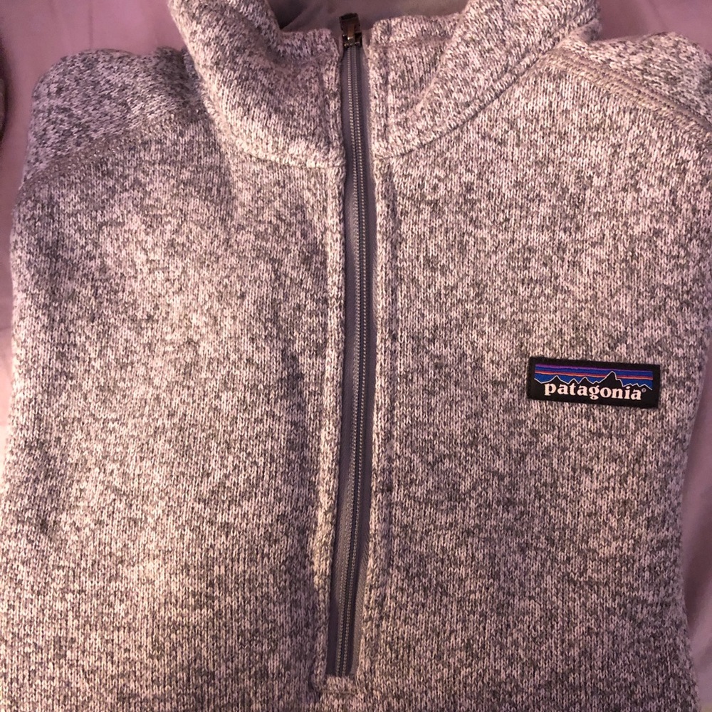Grey Patagonia 1/4 Zip